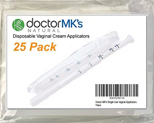 Suppository Applicators (25-Pack), Fits Most Suppositories, Pills and  Tablets, Individually Wrapped, Disposable, by Doctor MK's®